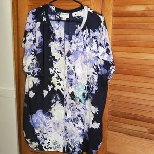 Ava & Viv Button Down Top